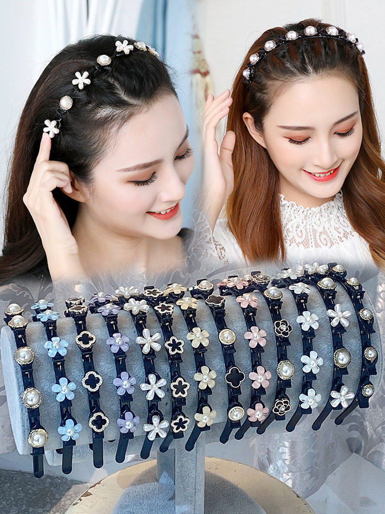 懒人编织发箍网红年新款编发神器压发夹女秋冬头箍碎发卡头饰