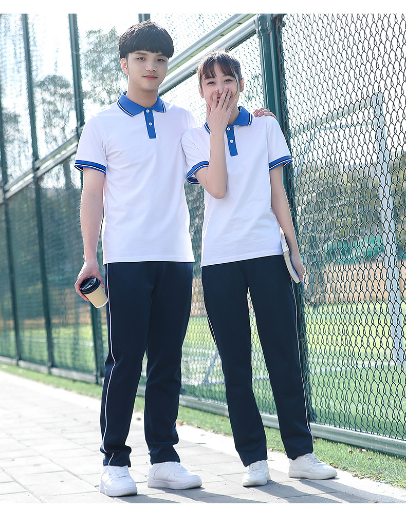 2021新款情侣运动套装女男夏季短袖t恤休闲跑步运动会班校服印字