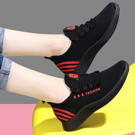 Buy One Get One Free/Two-Pair Package] 20 New Summer Mesh Shoes Mesh Surface Shoes Sneaker Non-Slip Running Leisure Women's Shoes