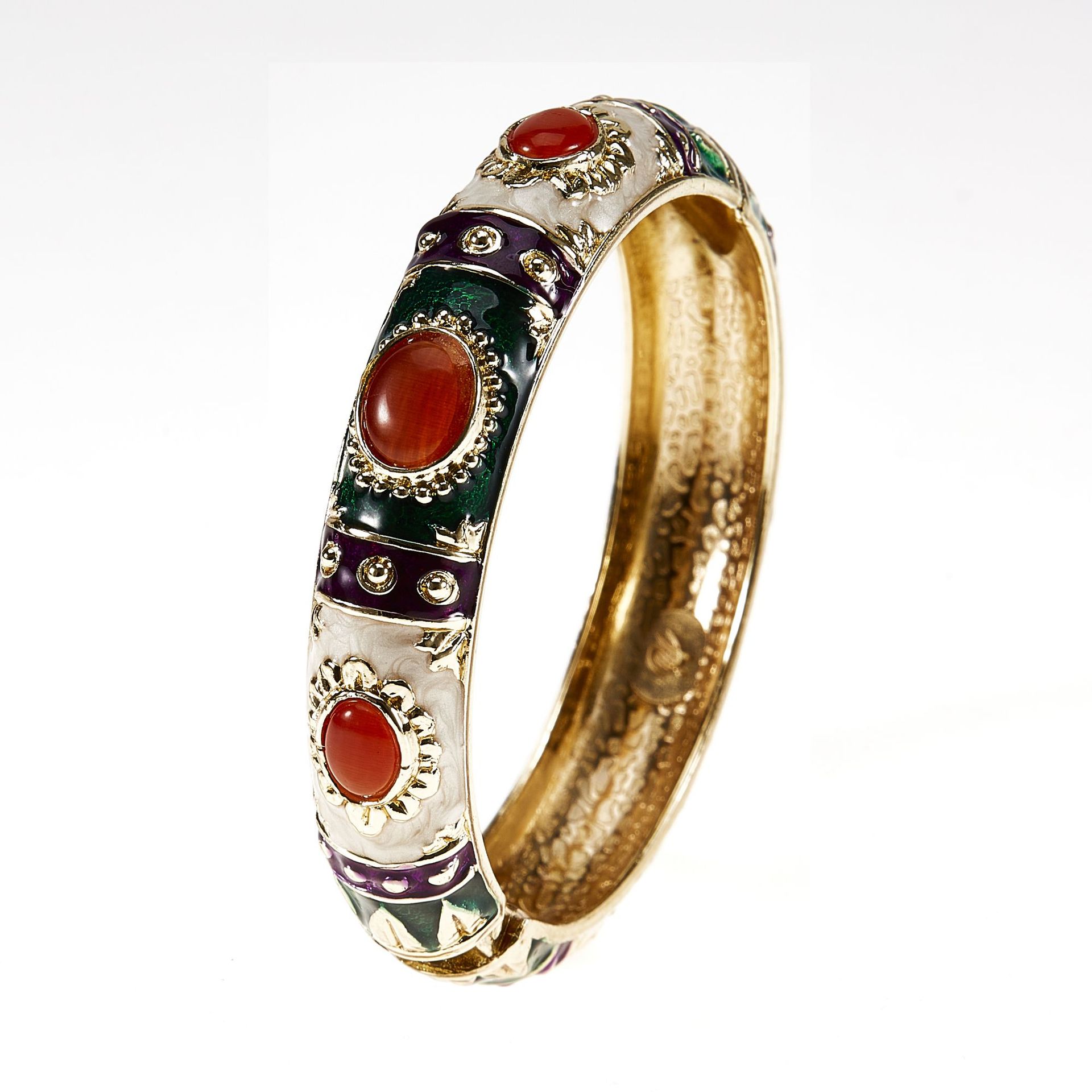 景泰蓝猫眼石手镯