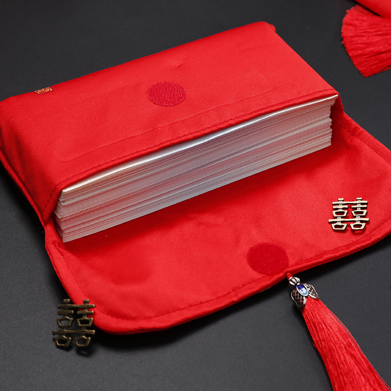 结婚布艺红包个性创意利是封万元大红包袋婚礼改口红封包婚庆用品