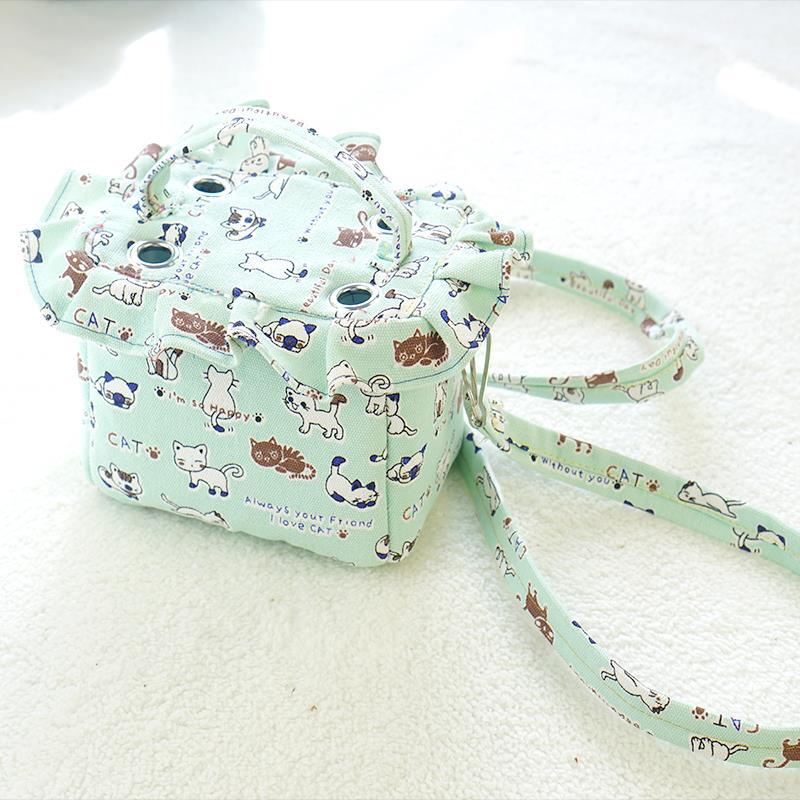 仓鼠外带包蜜袋鼬手提包金丝熊外出用品松鼠外带包 单肩斜跨包