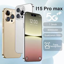 跨境智能手机i15 pro max 安卓8.1 incell穿孔屏 1300万像素 2+16