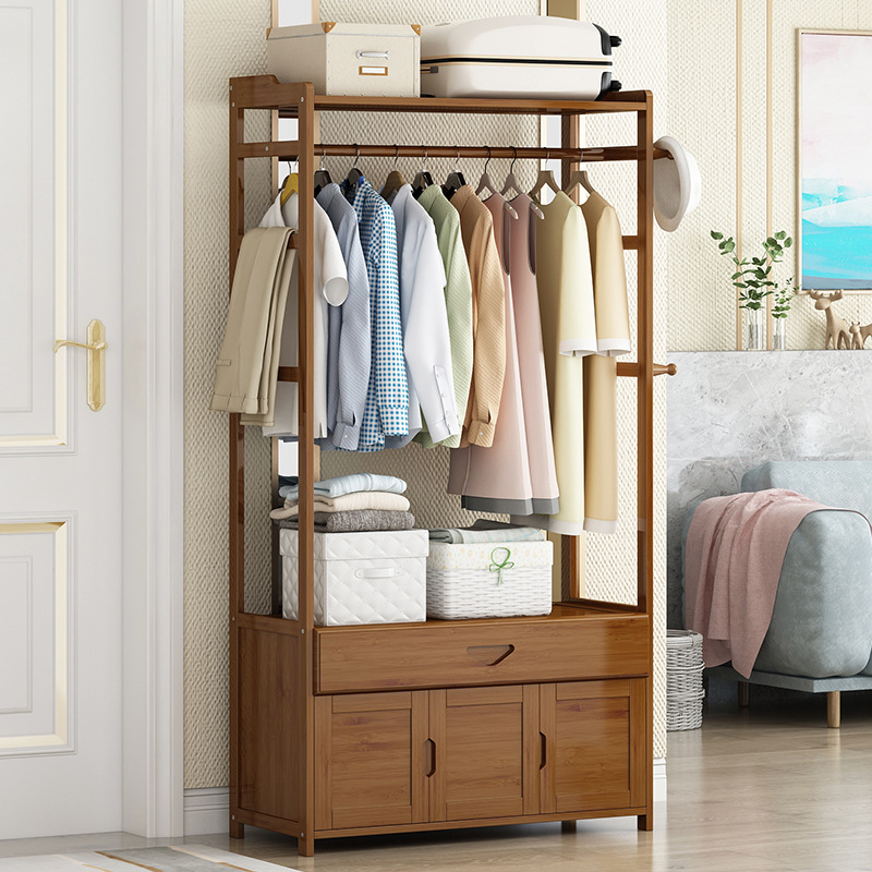 简易衣柜挂衣橱简约现代收纳柜子家用卧室落地衣帽架置物架经济型