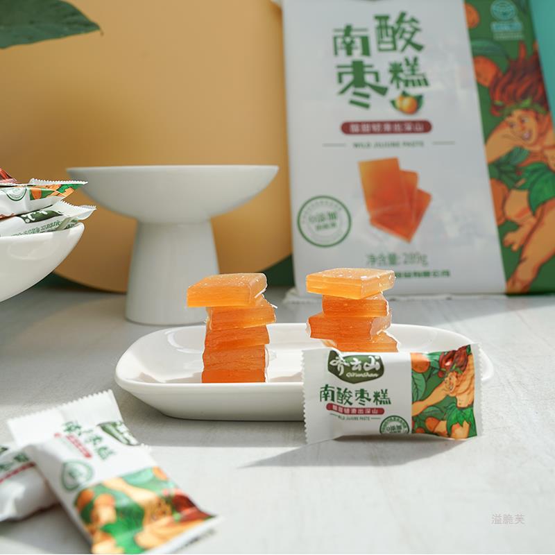 齐云山南酸枣糕零添加防腐剂健康孕妇零食无添加酸角糕江西野酸枣