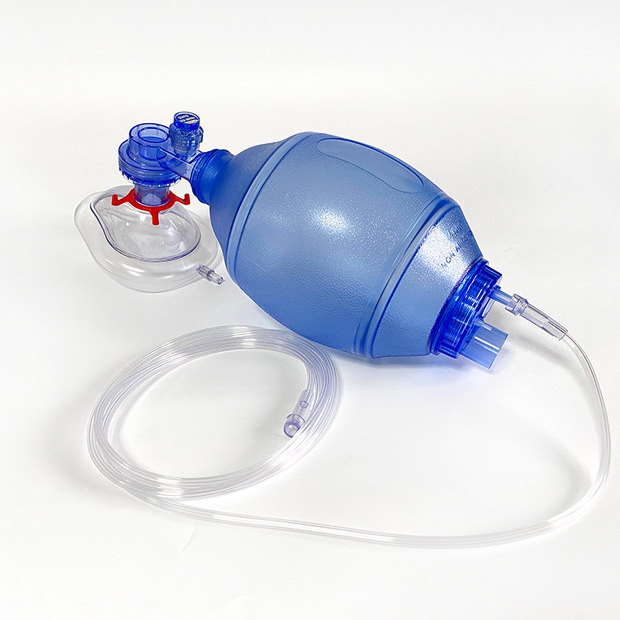 pvc简易呼吸器儿童 急救呼吸气囊硅胶人工复苏球囊成人cpr呼吸器