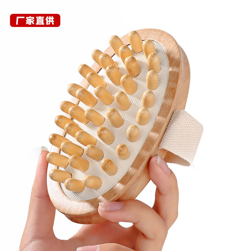 木制子弹头按摩器木制精油按摩器活络筋骨气垫手拿按摩器