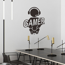 宏彦新款FX-B32 外贸GAMER游戏小人卧室玄关商用墙面美化装饰墙贴