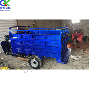 汽油摩托三轮车 山区载货农用自卸翻斗车 工地运输带高低速自卸车