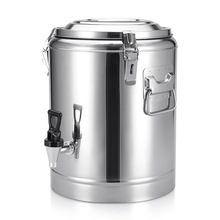 ZQ不锈钢大容量商用摆摊米饭150升带龙头汤桶茶水开水豆浆桶