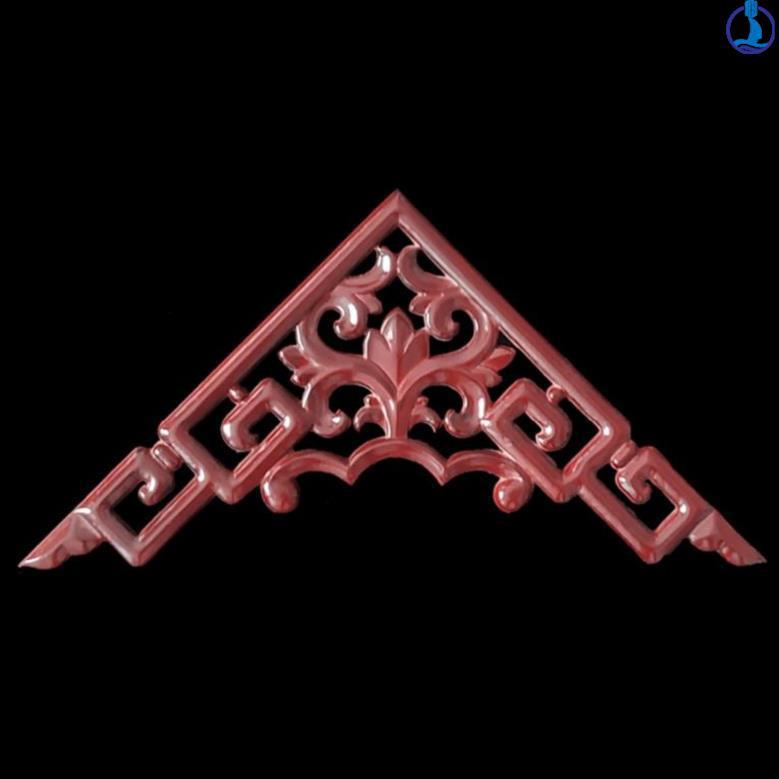 原木屏风角花中式实木花格吊顶家具木雕建筑实木门无漆油漆装饰