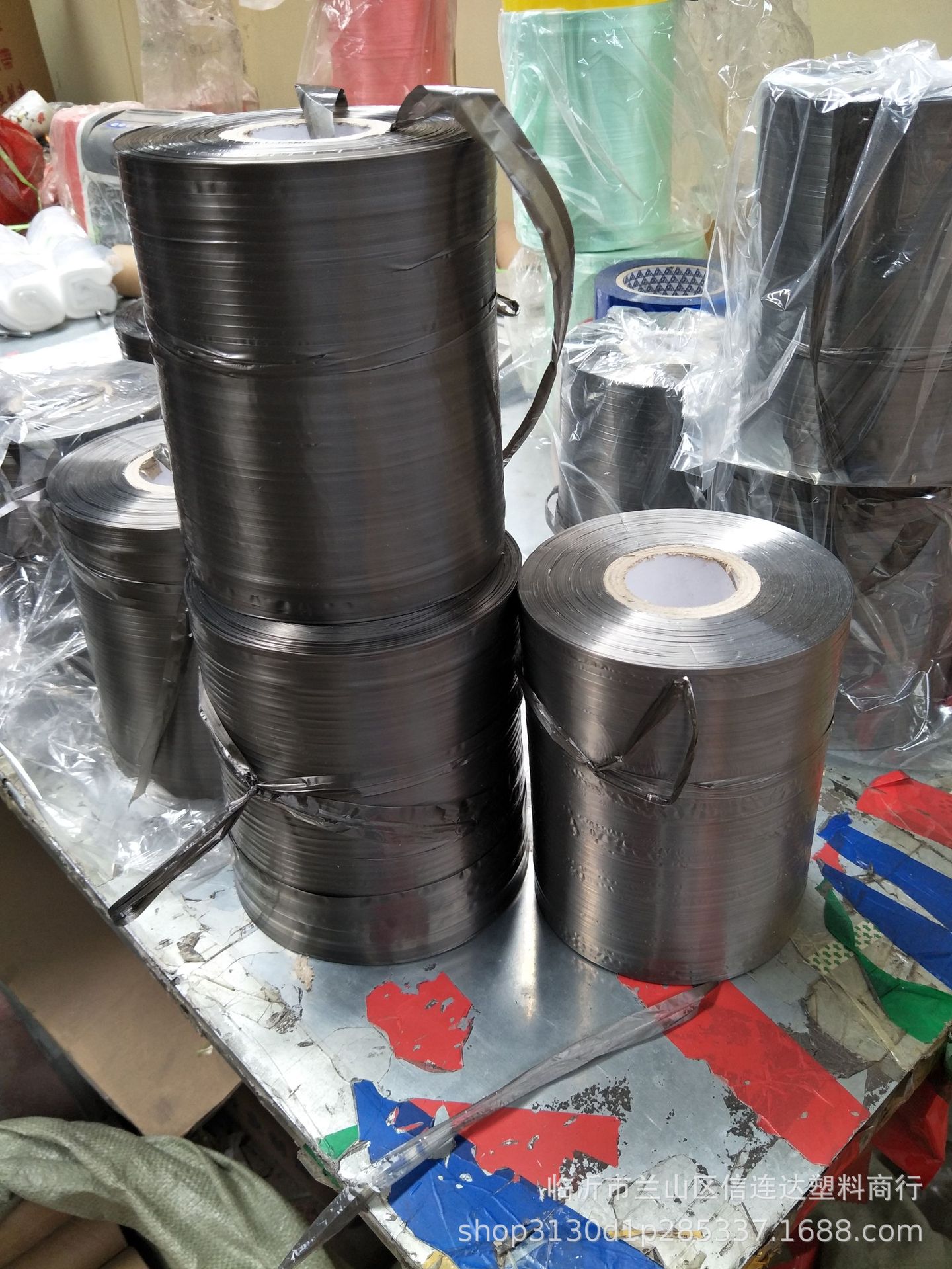 黑色结束带 捆扎机器专用 打包绳 塑料捆扎 尼龙批18853916867