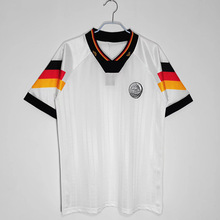 现货（复古版）1992德国主场白色成人单件足球服球衣一件代发