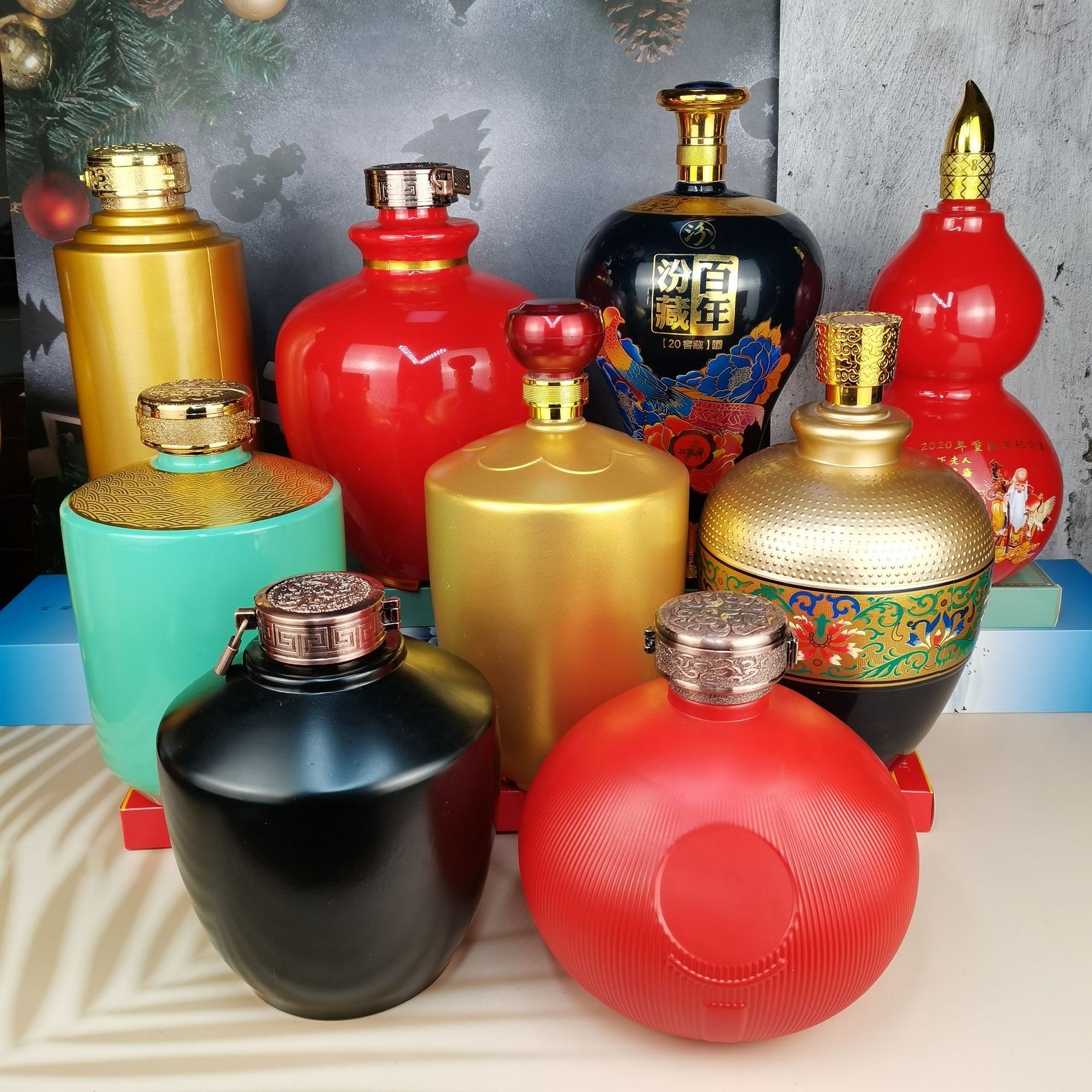 批发 玻璃坛子 玻璃空酒坛 泡酒玻璃瓶三斤五斤十斤酒坛子 可定制