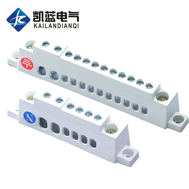 零线排地线排tcl系列接零端子排铜排配电箱接线端子零地排6-12位