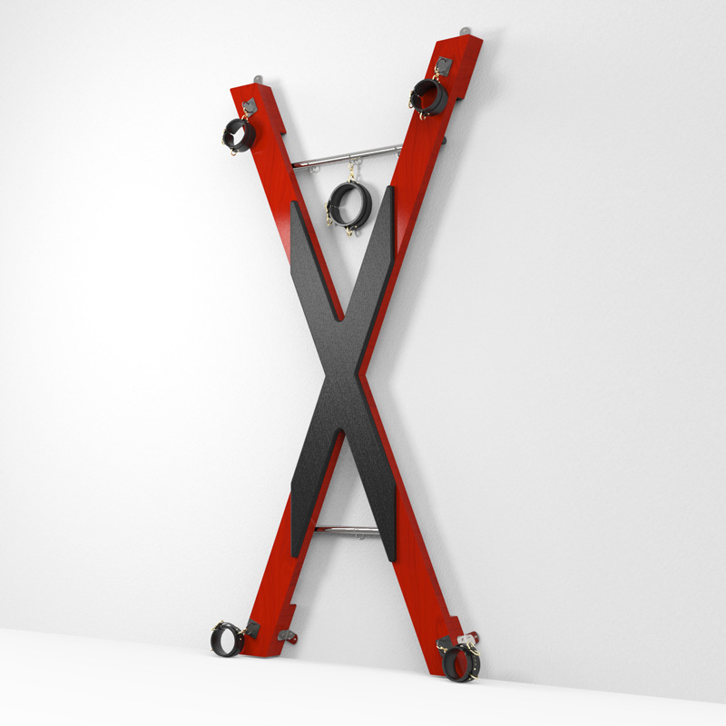 bdsm三角木马刑床刑椅铁笼x刑架鸟笼秋千调教室情趣用品大型道具