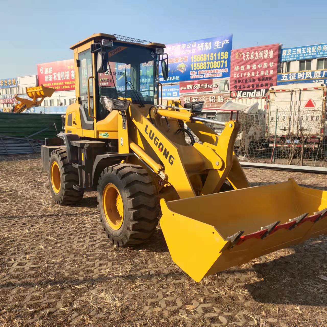 鲁宇中小型液压装载机 全新工地小铲车 建筑机械自动挡装载机