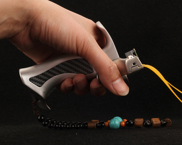 钛合金盖世英雄夹片弹弓 一体tc21钛合金盖世英雄数控夹片飞虎