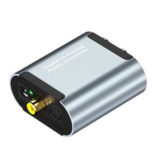 DC5V USB Digital to Analog Audio Converter Fiber Coaxial跨境