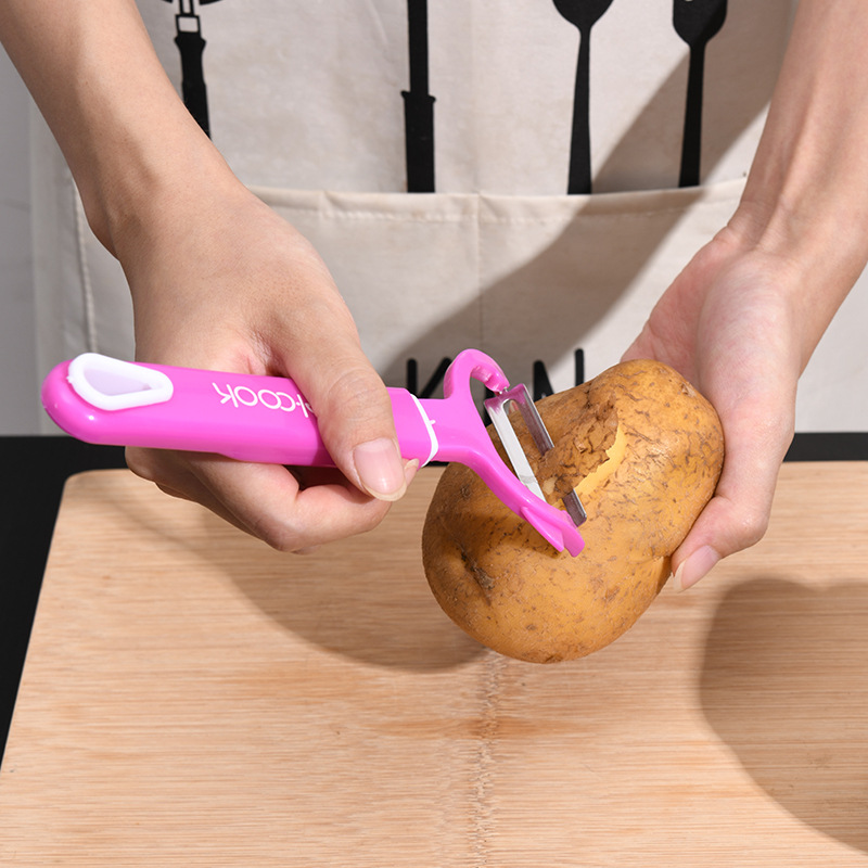 Amazon Cross-Border Stainless Steel Beam Knife Kitchen Utensils Potatoes and Vegetables Fruit Peeling Knife Peeler Scratcher
