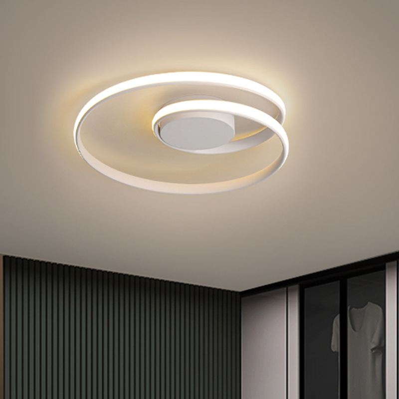 Aluminum Line Bedroom Light Simple Modern Living Room Dining Room Room Personality Creative Nordic Style LED Ceiling Light