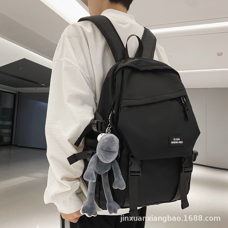 Schoolbag Male Junior High School Student 2022 New High School and College Student Middle School Student Female Fashion Brand Large-Capacity Backpack Backpack