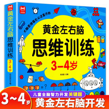 黄金左右脑思维训练 儿童拼音趣味数学唐诗300首左右脑开发训练宝