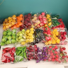 水果蔬菜模型樱桃小水果果蔬摆件店铺橱窗装饰摆件拍摄道具玉