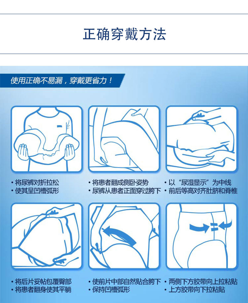 添宁纸尿片s-m易换式尿片 老人用尿不湿纸尿片 成人尿片160片整箱