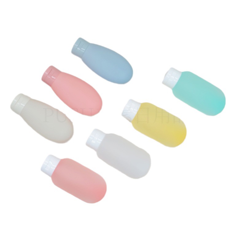 60ml Storage Bottle Travel Set Cosmetic Facial Cleanser Hand Cream Lotion Hose Flip Storage Bottle Set