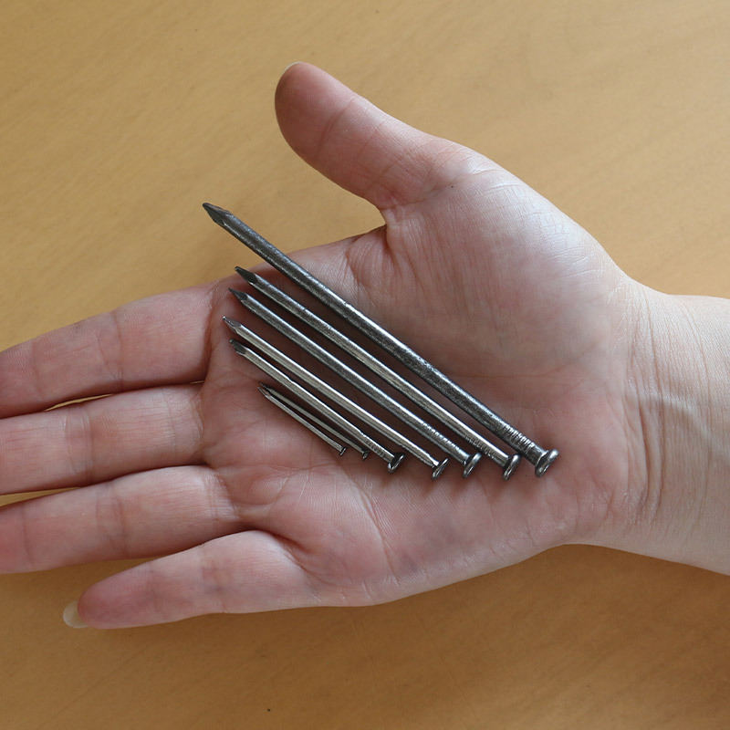 铁钉铁钉子木工小钉子家用圆钉洋钉细元钉子8分1 1.5 2 3 4 5 6寸
