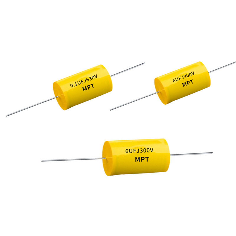 聚丙烯薄膜轴向电容器cbb20 2ufj350v 0.1ufj630v 6ufj300v