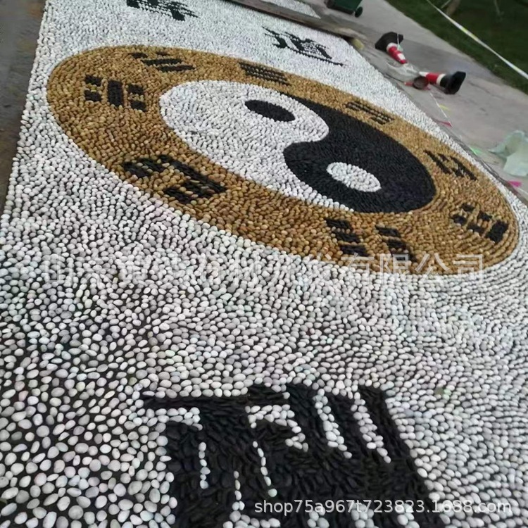 天然抛光雨花石鹅卵石地面石 景观绿化常用石材