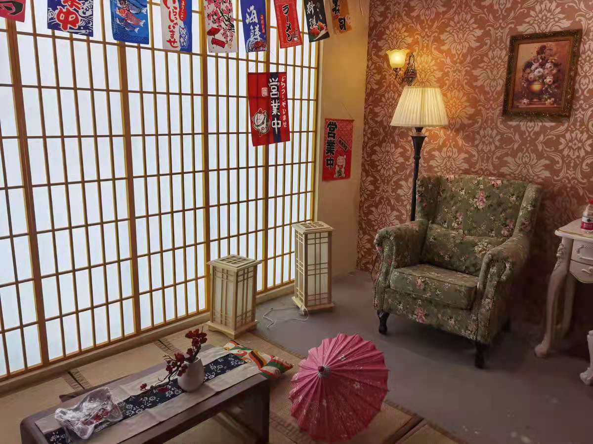 自拍馆换装馆网红场景设计装修电商拍摄实景设计制作儿童实景