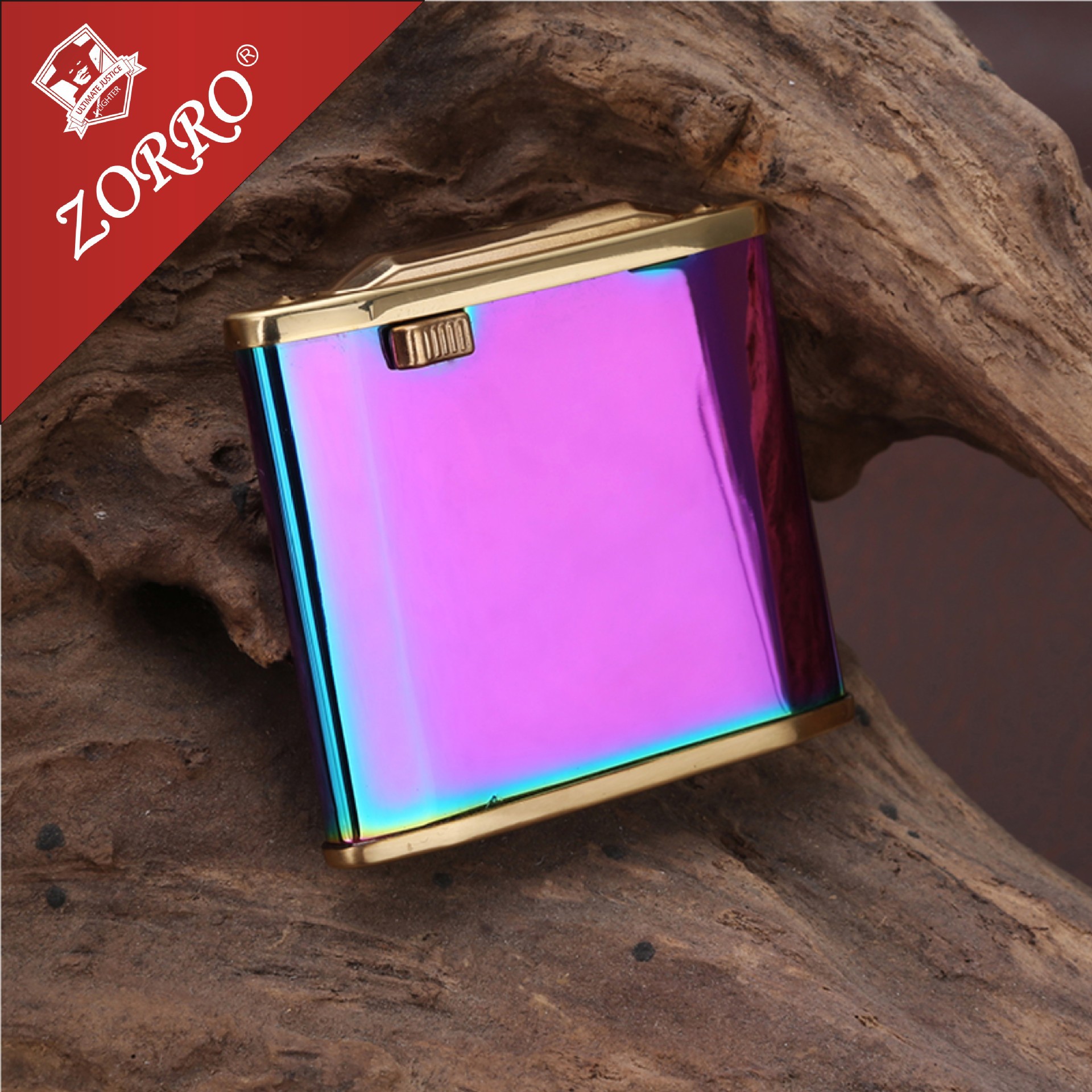 Zorro Zorro Z600 Gentleman Brass Kerosene Lighter Personalized Creative Automatic Ignition Lighter