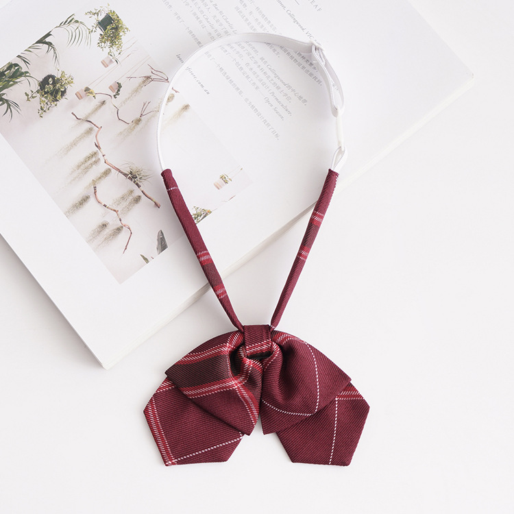 沙华jk制服领结领花免打领带 甜美可爱日系少女学院风初高中配饰