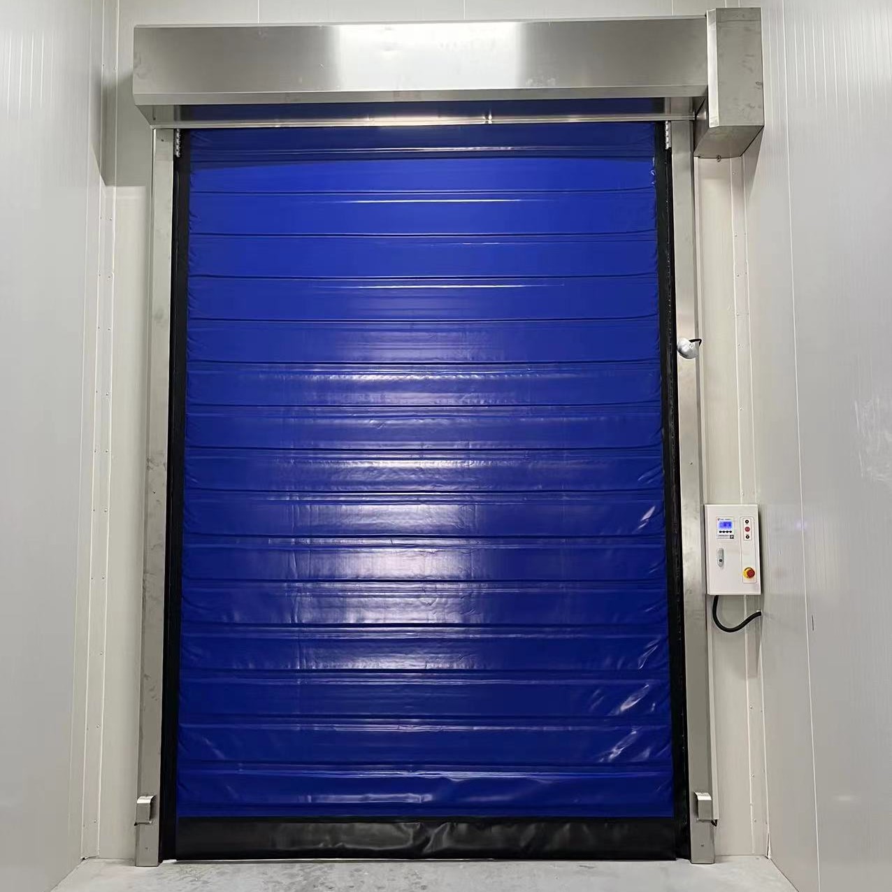 冷库快速门 车间工厂防尘密封软帘门pvc冷库保温门