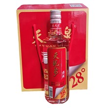 广西天龙泉28度/35度清爽 低度酒口粮酒配制酒米香型500ml*6瓶箱