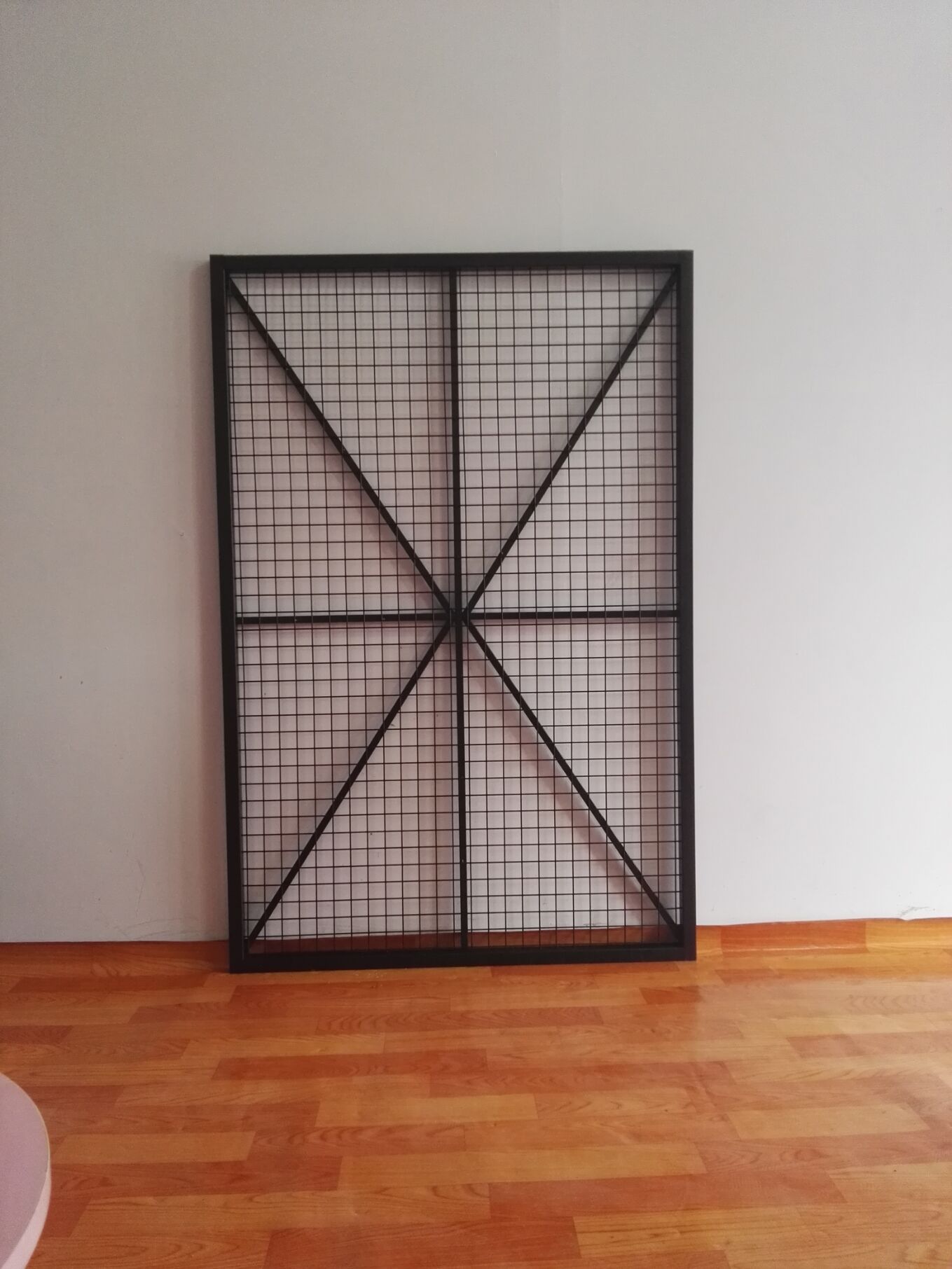 装饰铁网网格照片墙工业风铁丝网隔断铁艺网格吊顶铁网落地展示架