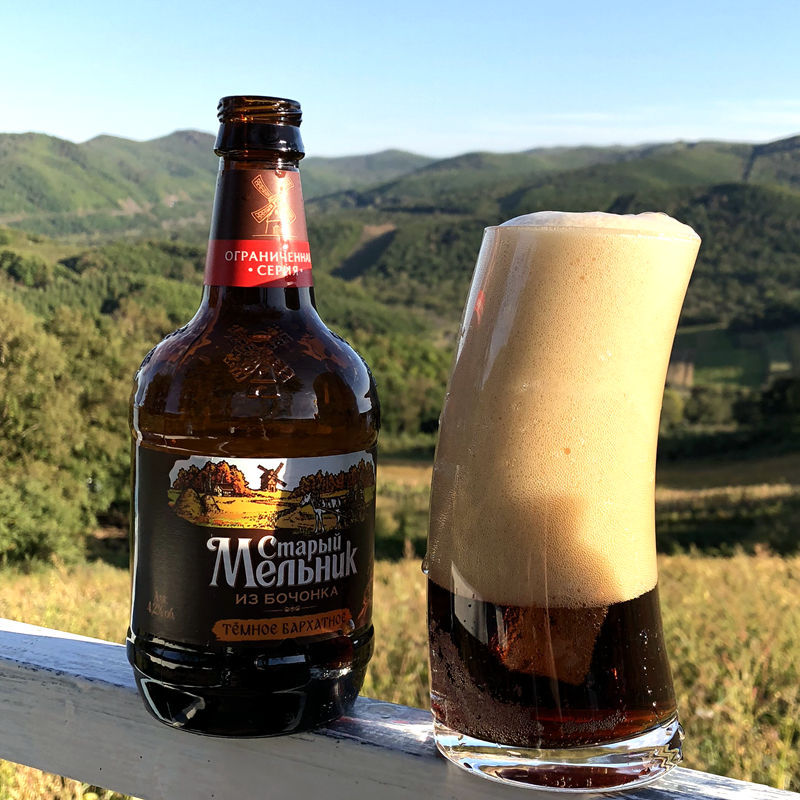 黑啤2 淡爽2 黄米2俄罗斯450ml原装进口拧盖精酿老米乐老米勒啤酒