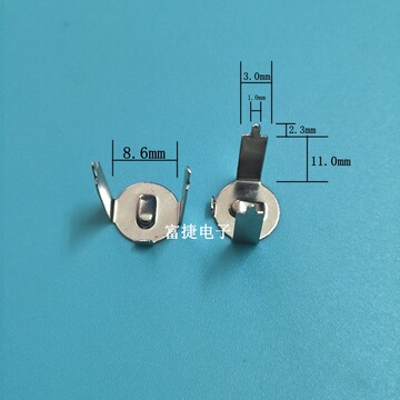 3节ag3纽扣电池串联电池弹片 4.