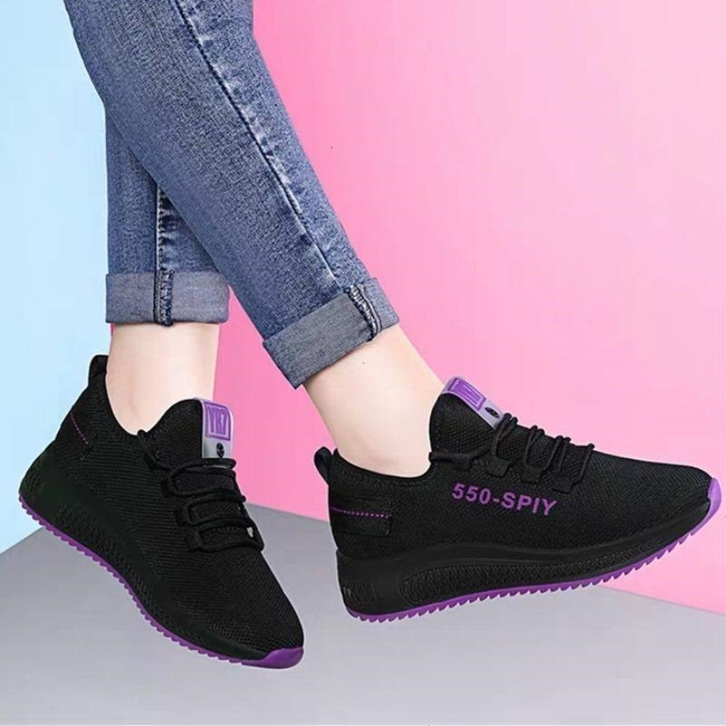 Daifa Women's Shoes Korean Casual Shoes Breathable Old Beijing Cloth Shoes Low Top Sneaker Work Shoes Dancing Shoes Stall