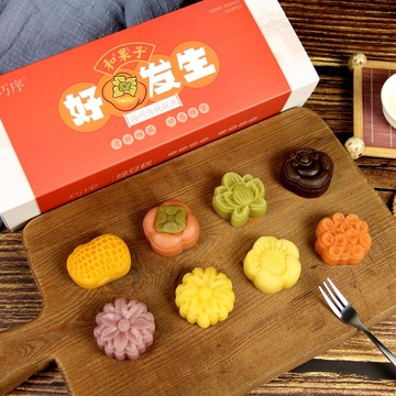 绿豆糕中式传统糕点礼盒装冰糕特产零食年货茶点心伴手礼好事发生