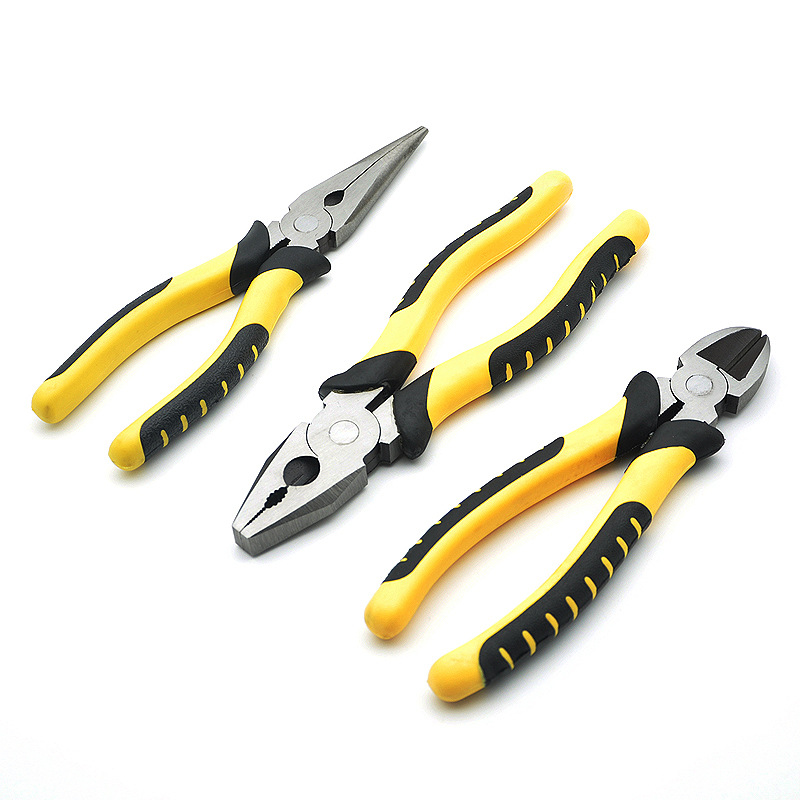 Factory Wholesale Industrial Grade Wire Cutter Multi-Functional Vice High Carbon Steel Pointed Pliers 6-Inch 8-Inch Diagonal Cutting Pliers Pliers