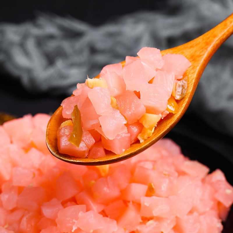 泡萝卜重庆烤苕皮酸萝卜丁烧烤配料商用泡菜小颗粒跳水红萝卜即食