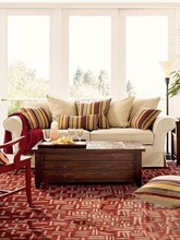 美式乡村布艺沙发小户型客厅三人位组合整装地中海田园风格家具