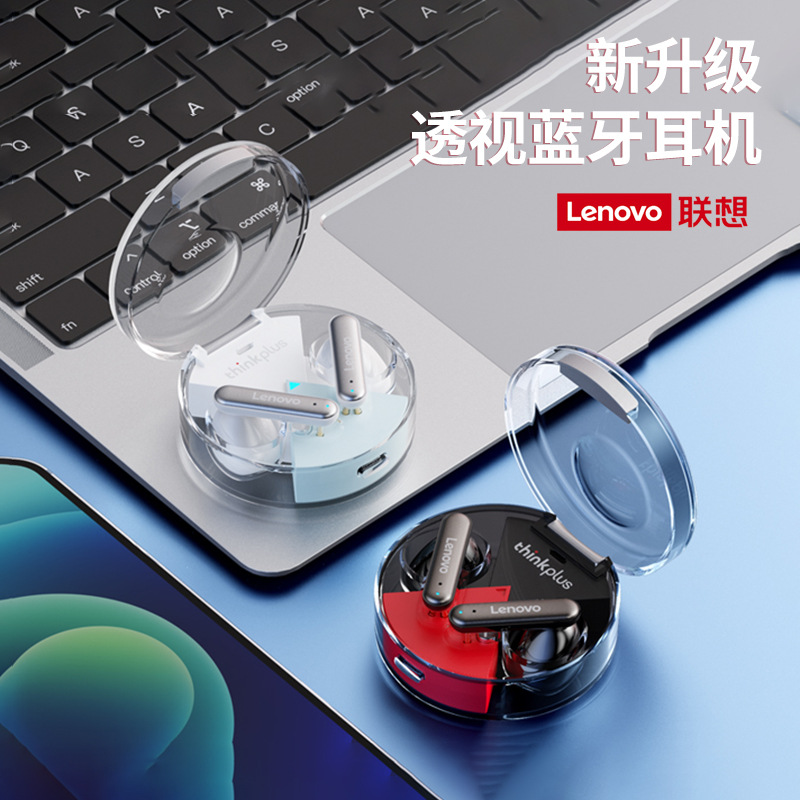 适用联想ht38无线耳机tws5.0入耳式触摸长续航lenovo蓝牙耳机通用