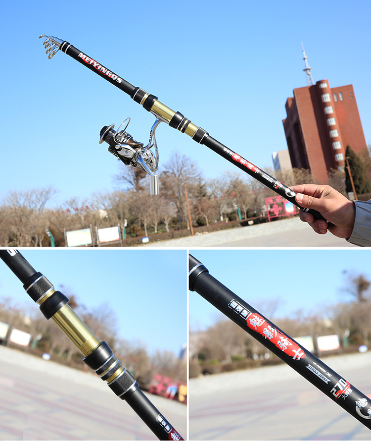 海竿厂家直销远投抛竿钓鱼竿金属轮座可调节海杆现货批发渔具