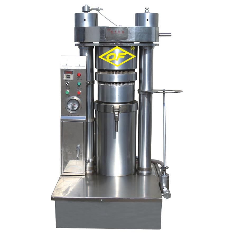 河南香油榨油机液压榨油机yzyj-15kg不锈钢芝麻核桃花生榨油机