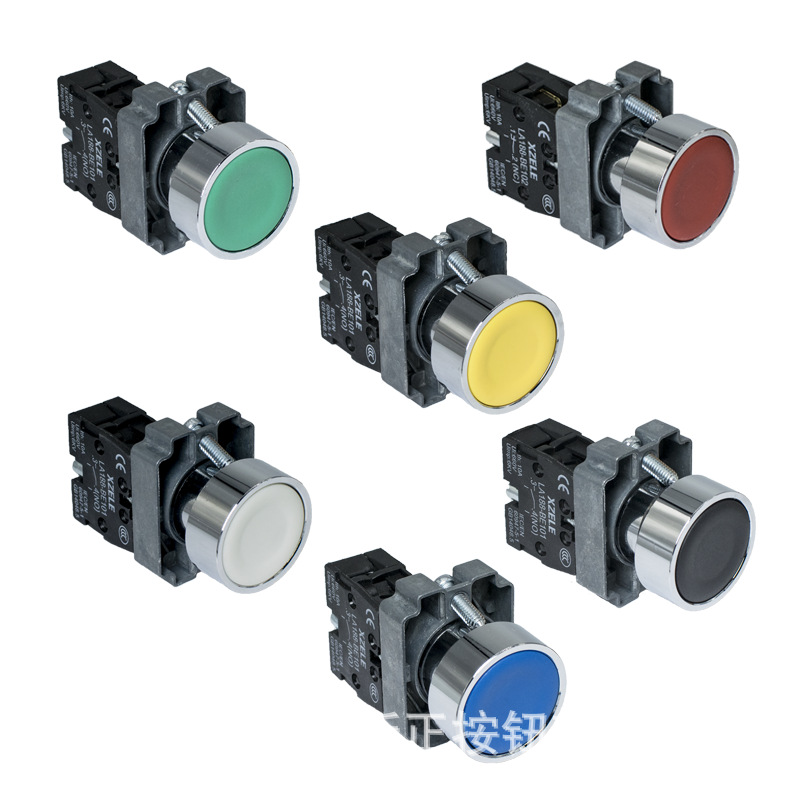 按钮开关指示灯金属按钮开关LA188-BA31启动按钮停止按钮厂家直供
